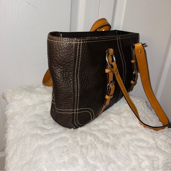 Dark Brown leather COACH Shoulder Bag/Purse - Picture 11 of 13